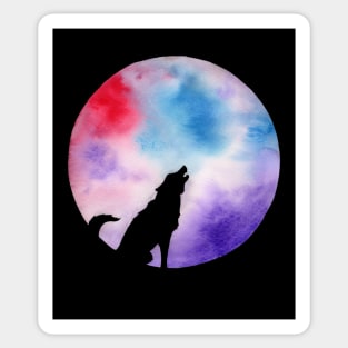 Wolf Moon Sticker